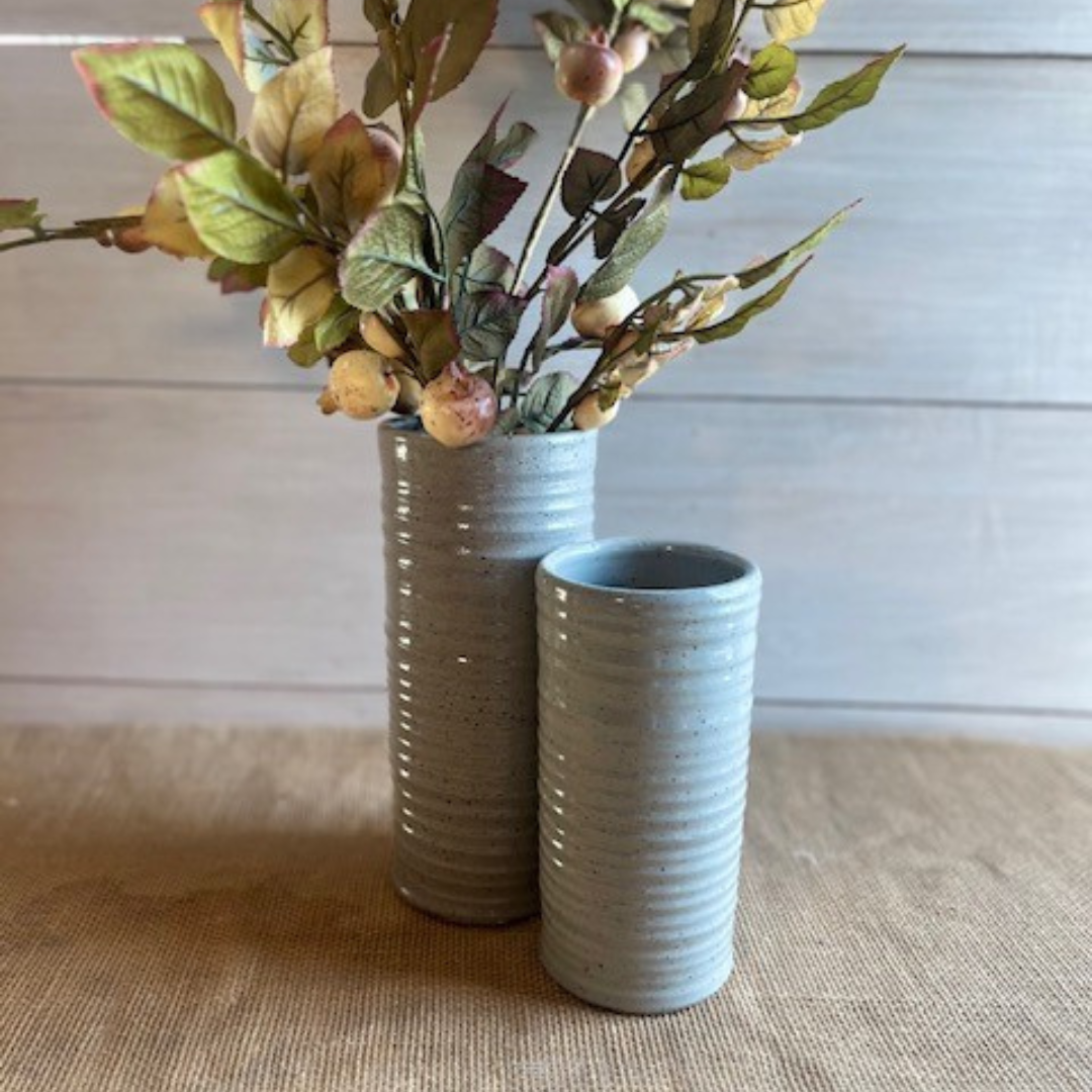 Classic Ridges Short Vase