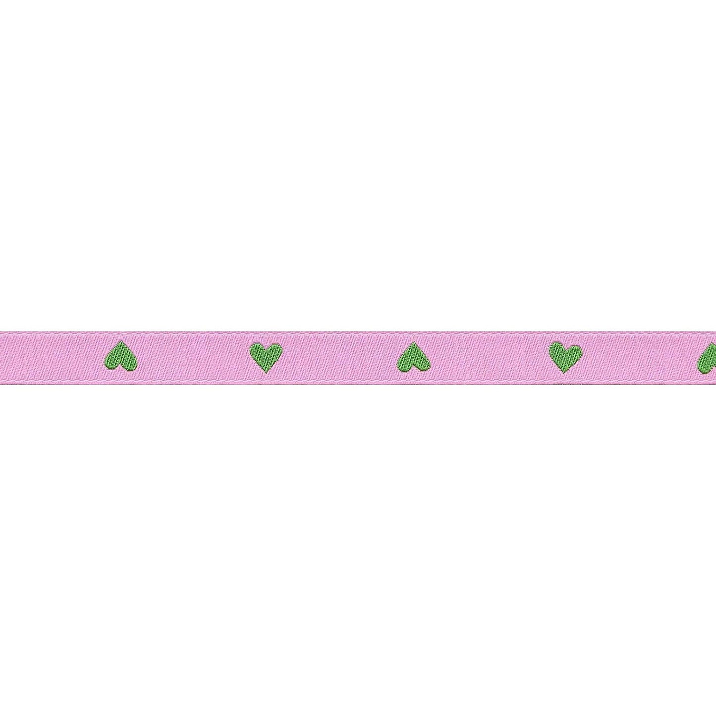 Hearts and Sparks - Hearts in Verdant - 3/8" width - by Melody Miller - 5 Yard Spool