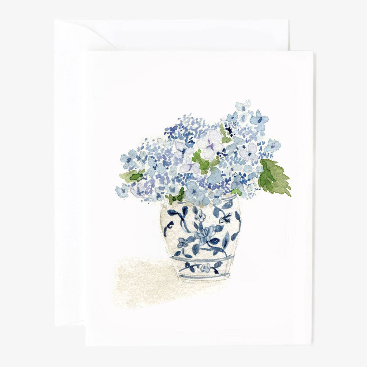 Hydrangea bouquet notecards: Set of 8
