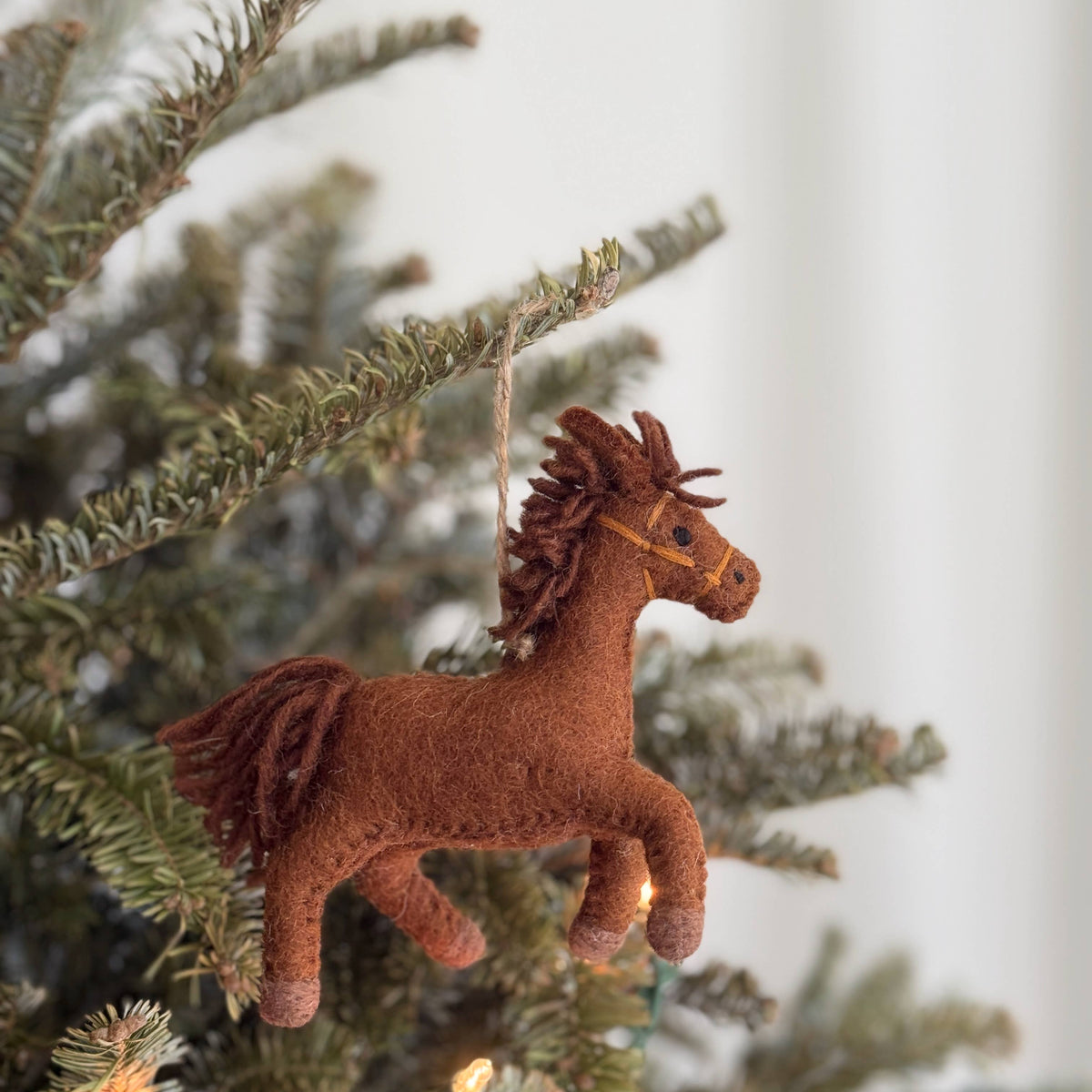 Felt Horse Ornament