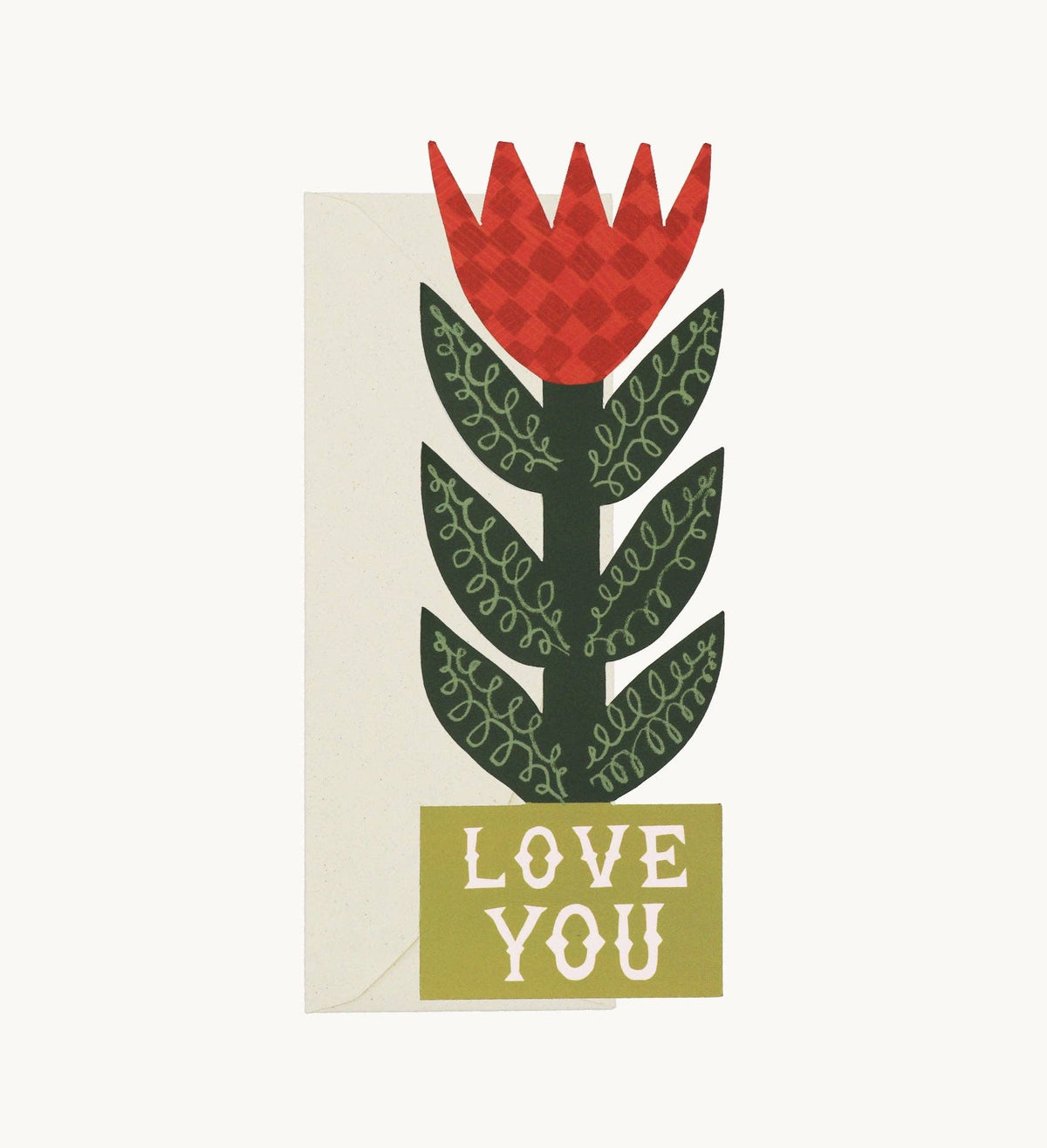 Checkerboard Lily, Love You Card
