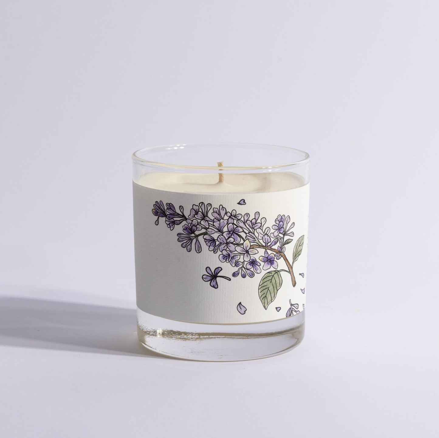 Lilac - Medium Glass Candle