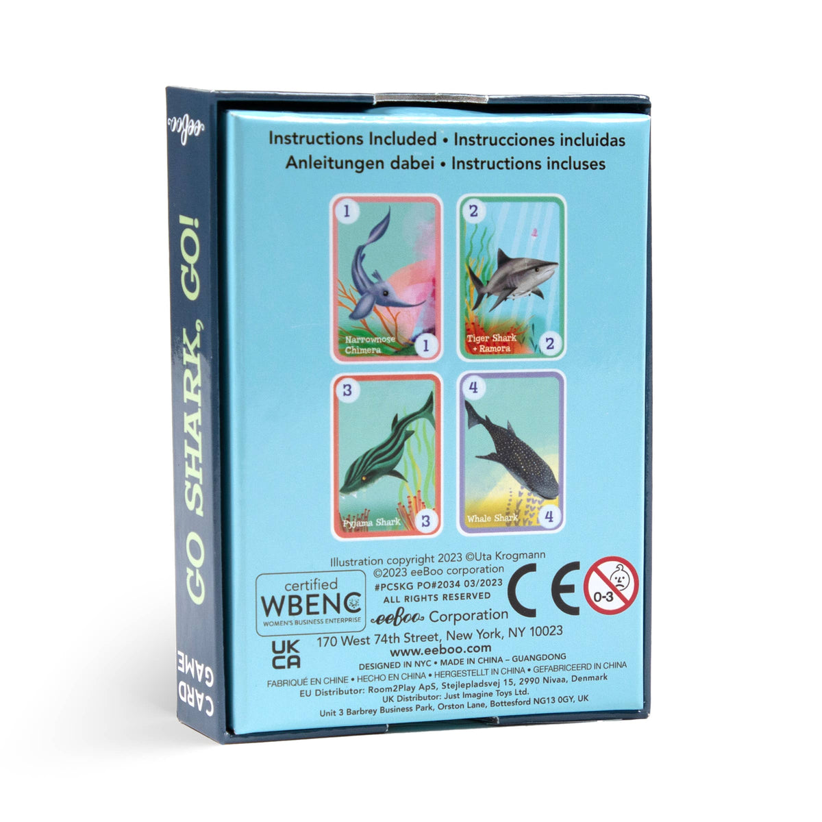 Go Shark Go! Playing Cards - eeBoo