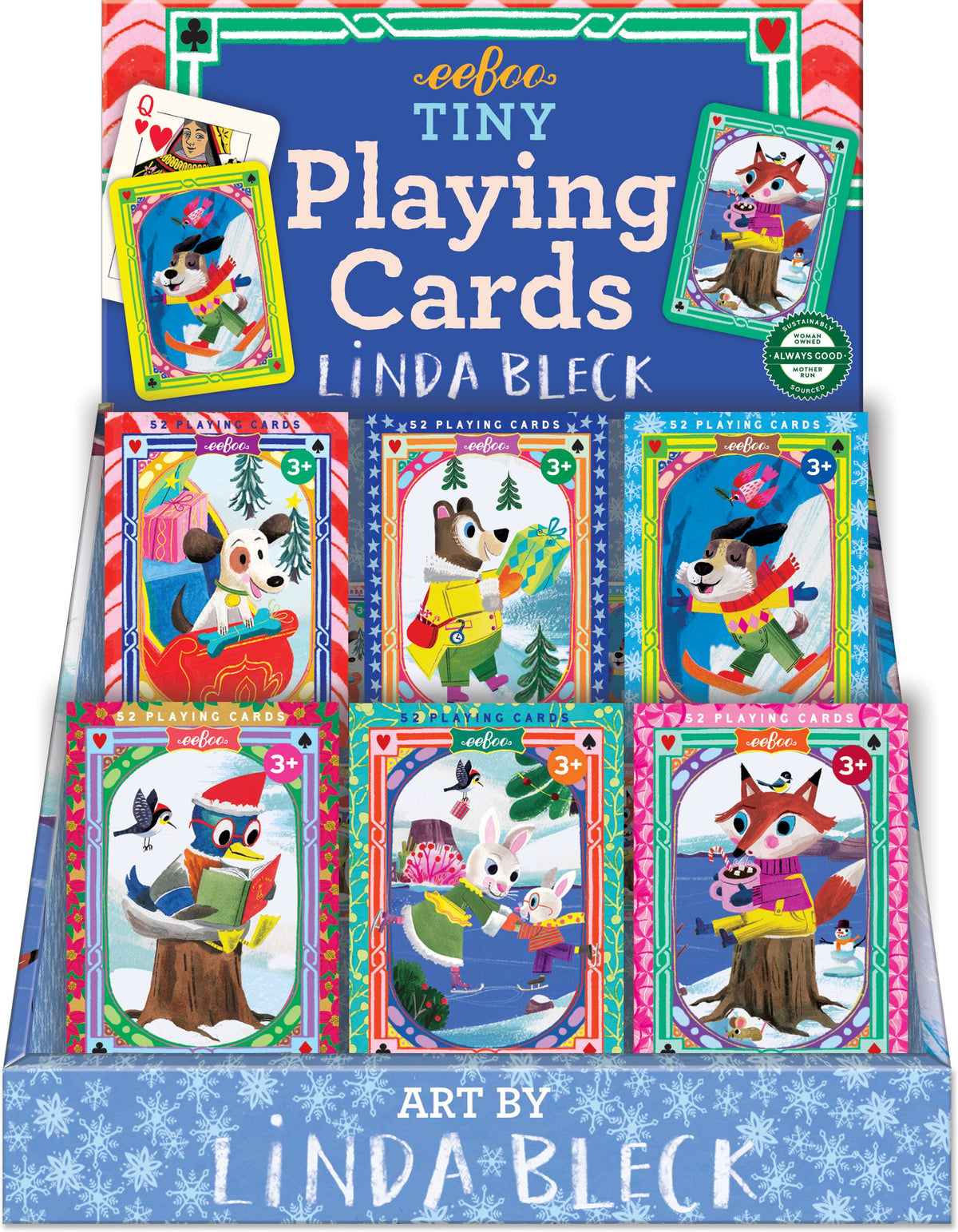 Holiday in the Woods Tiny Playing Card Assortment