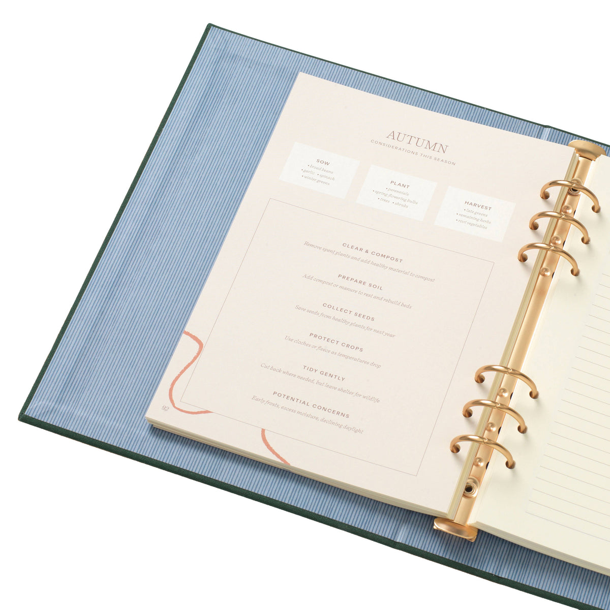 Garden Binder-Folio - Garden Trellis