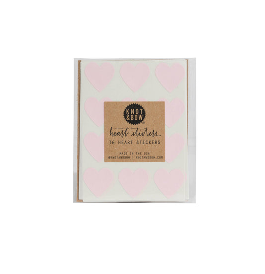 Pink Heart Stickers