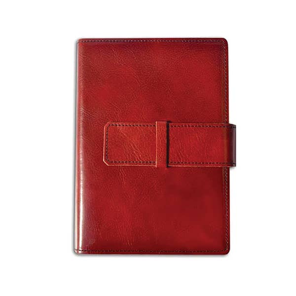 Dark Brown Leather 5x7"Journal Italian hand-made