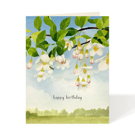 Birthday Snowbells - Birthday Greeting Card