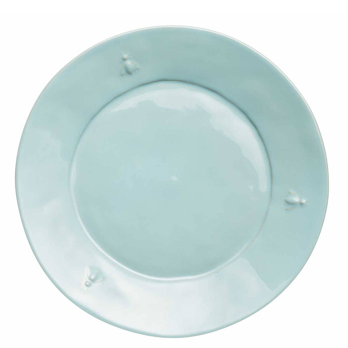Bee Ceramic Dinner Plates — Ecru