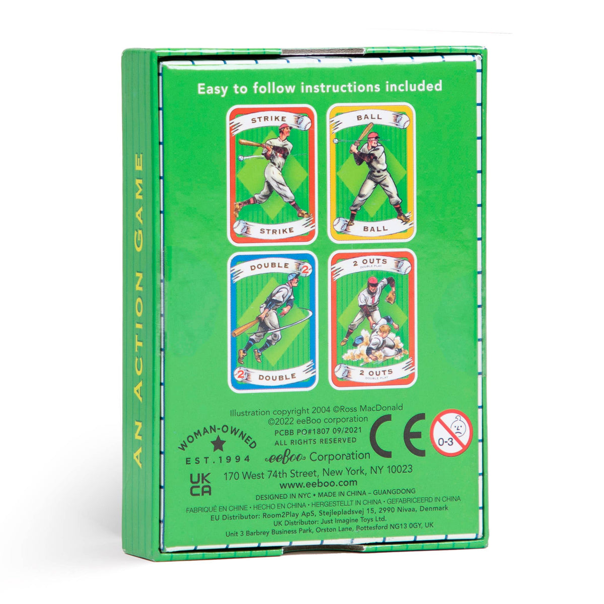 Baseball Playing Cards - eeBoo