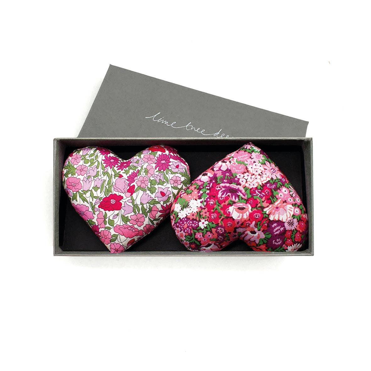 Box of 2 Lavender Hearts - Heart and Soul