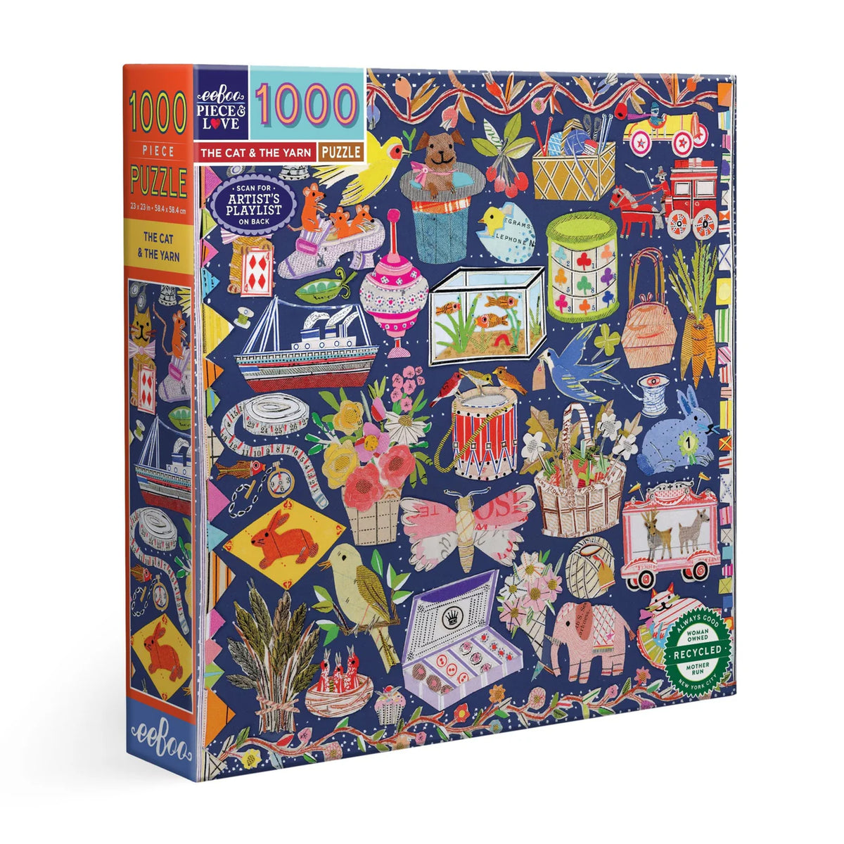 The Cat and The Yarn 1000pc