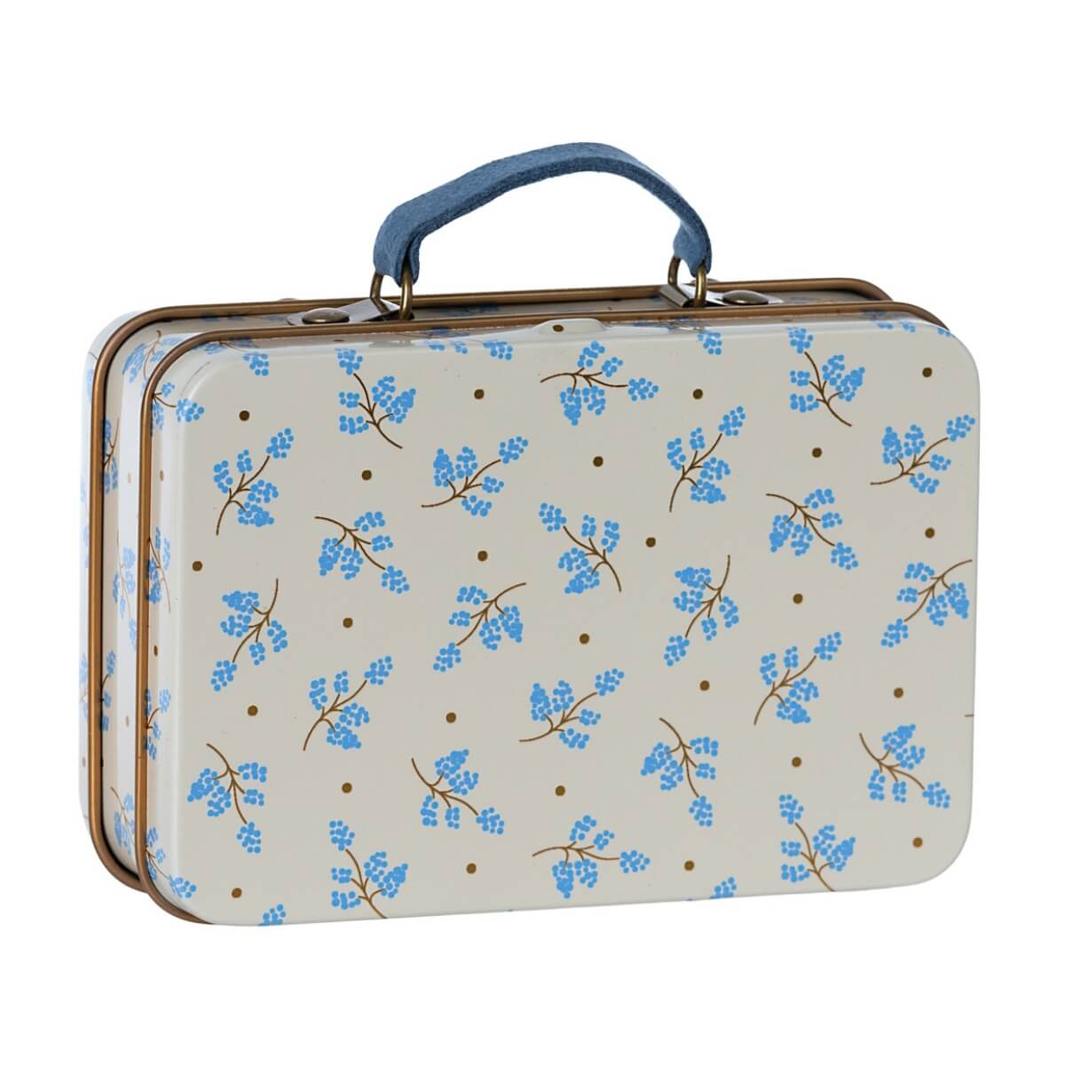 Maileg blue Madelaine metal suitcase