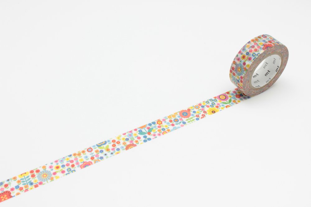 Mini Flower Garden - mt Washi Tape 15mm