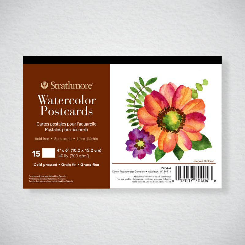 Watercolor Cold Press 15 Pack Postcard 4X6
