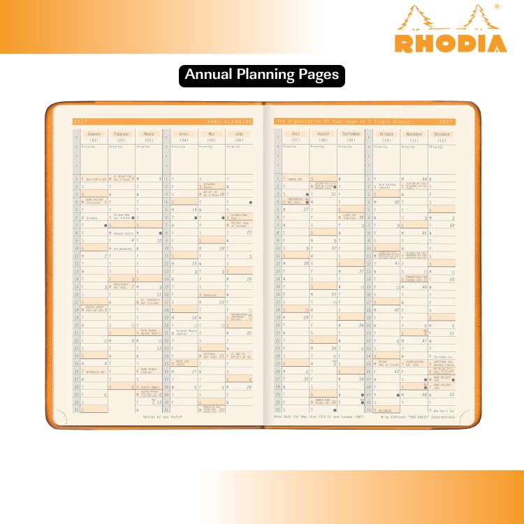 Rhodia 2027 Weekly Planner A5