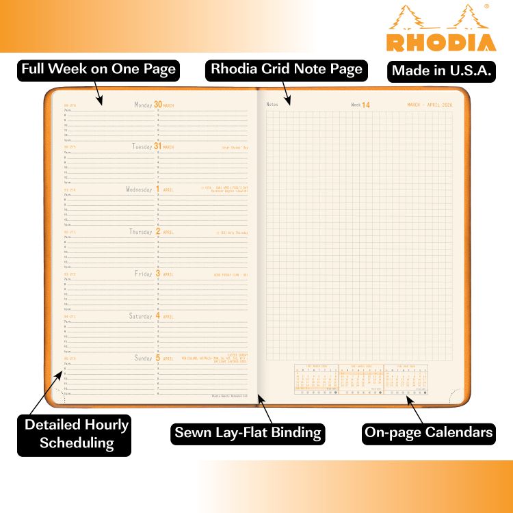 Rhodia 2027 Weekly Planner A5