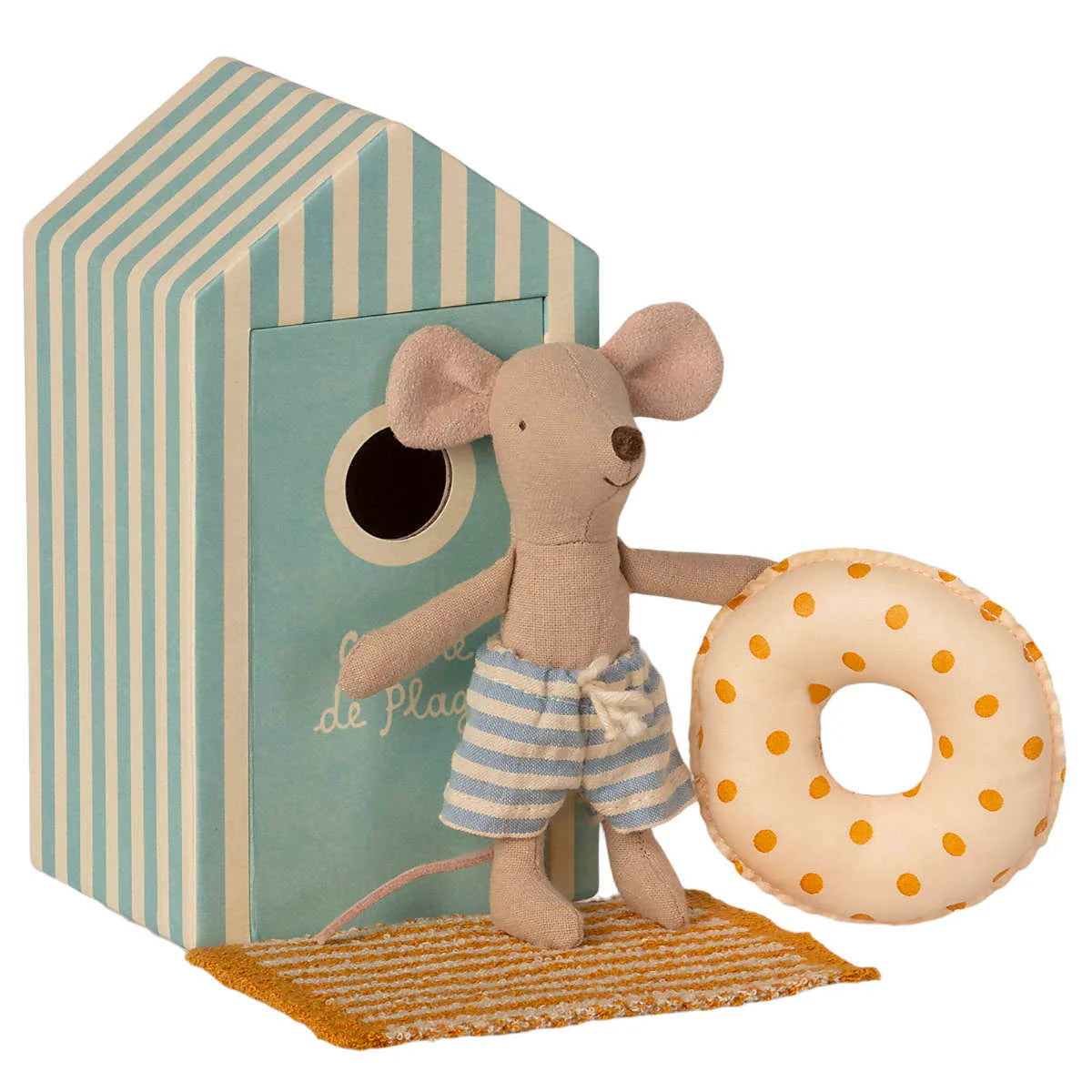 Blue Cabine de Plage Little Brother Beach Mice
