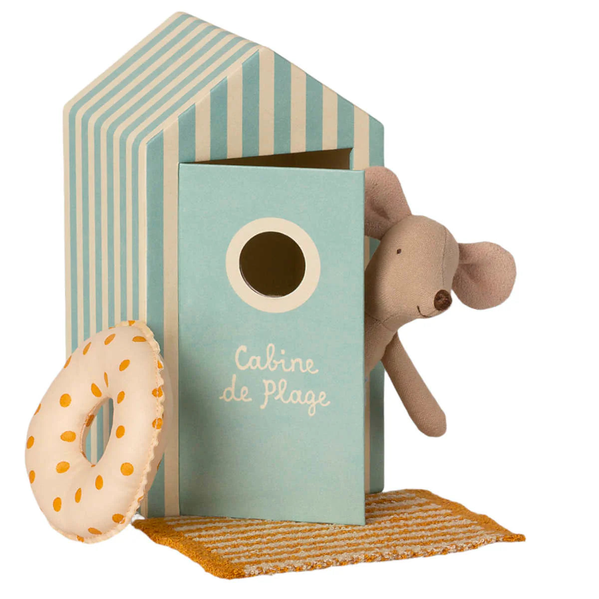 Blue Cabine de Plage Little Brother Beach Mice