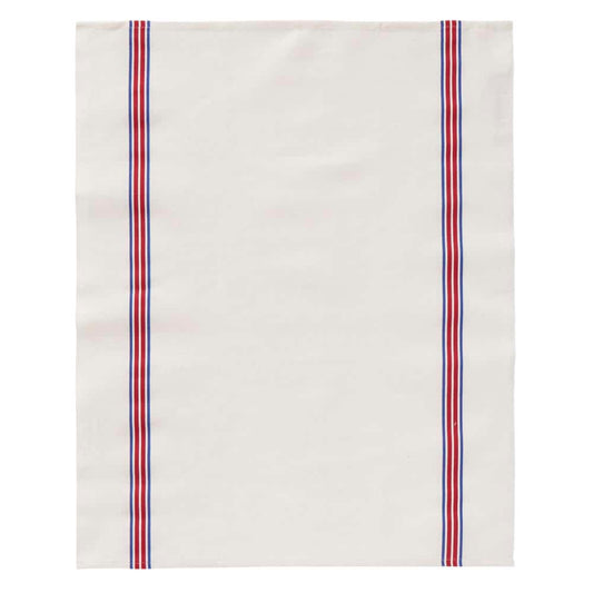 Teatowel Piano Washed Blue/red