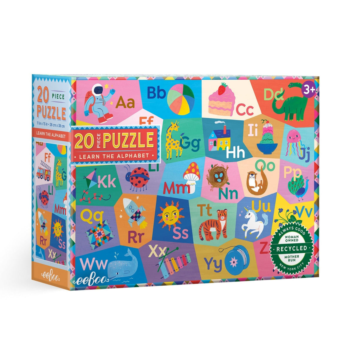 Learn the Alphabet 20 Puzzle - eeBoo