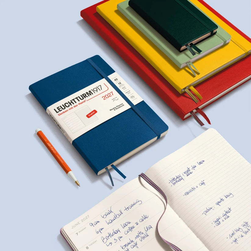 Weekly Planner & Notebook Pocket (A6) 2027 Softcover